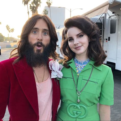 gucci spot lana del rey jared leto bts|lana del rey partner.